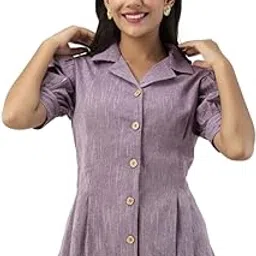Women's Cotton Solid Flared Western Regular Fit Shirt Style Top-picture-49