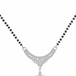 925 Silver Cute Mangalsutra | Tanmaniya Pendant with chain gift for women and Girls | With Certificate of Authenticity and 925 Stamp-image-43