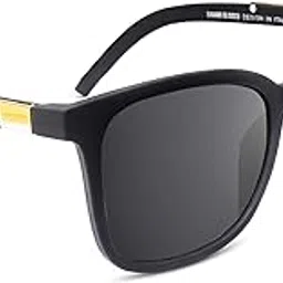 durer Retro Square Sunglasses, Goggles For Men's and Women's, Black-picture-25