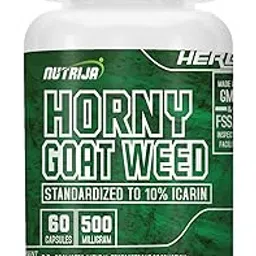 NutriJa Horny Goat Weed Extract 500mg - 60 Capsules-picture-33