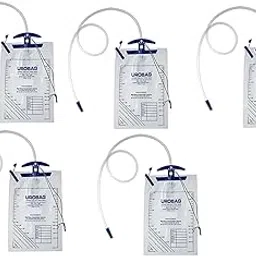 Pack of 5- Urine Bag for Men/Women- Urine Collection Disposable Bags - with Super Absorbent- Pee Bag | Urine Collector for Men | Male Urinal -(Two Liter Each)-image-92