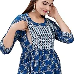 tanisha Women's Maternity Feeding Anarkali Kurti-picture-22