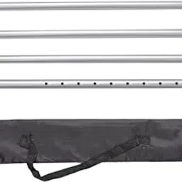 THE STYLE SUTRA® Tarp Poles Adjustable Heavy Duty Canopy Poles for Awning Backpacking Hck Silver-picture-45