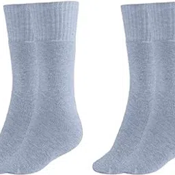 (Pack of 2 Pairs = 4 Socks Women Girls Cotton Terry Running Sports Athletics Cricket Badminton Basketball Football Tennis Yoga Skiing Camping & Hiking Soccer Cycling Calf Length Socks-image-71