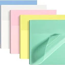 250 Sheets Transparent Sticky Notes, 3x3 Inch 5 Pads Self-Adhesive Translucent Clear See Through Post Sticky Notes for Planner Office School College Teacher Student Supplies 5 Bright Color-picture-15