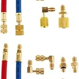 ATORSE 16x Air Conditioning Refrigeration R12 to R134a Flex Hose Adapter Connector-image-68