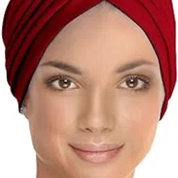 bismaadh Men's & Women's Pleated Head Wrap Knit Bonnet Turban/Pleated Stretchable Polyester Women?s Turban Head Cover/Sun Cap Pagri-picture-10