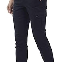 the indian garage co Men's Slim Fit Mid Rise Cargo Pant-picture-28