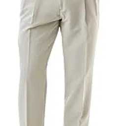 snitch Men Formal Trousers | Slim Fit Pleated Front Woven Design | Durable Polyester Blend & Smooth Texture for Office & Street Wear-picture-18