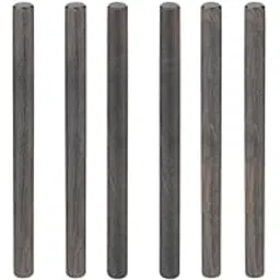 Unfinished Hardwood Sticks Solid Round Wooden Dowel Rods for DIY Crafts Arts 1X10 Cm Black|Crafts|Multi-Purpose Craft Supplies|Crafting Pieces|Wooden Pieces-picture-12