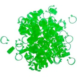 CLUB BOLLYWOOD 100x Chicken Poultry Leg Rings Bands Clip NO Numbers Green2.5cm Inner Dia. | Other Livestock Supplies | Livestock Supplies-picture-18