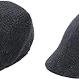 clothera Black Golf/Flat Caps (Pack of 2) for Men-picture-51