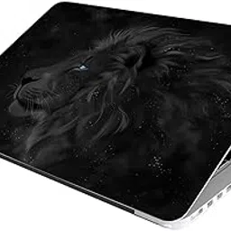 Laptop Skin Stickers HD Quality Sticker for Laptops Upto 15.6" (Dustproof|Waterproof|Scratchproof|Reusable) - Lion Eye-picture-31