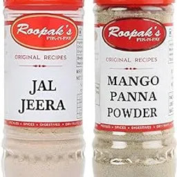 Roopak's PIK-N-PAY Mango Panna Powder & Jal Jeera Masala Combo Pack – Refreshing Indian Drink Mixes-picture-22