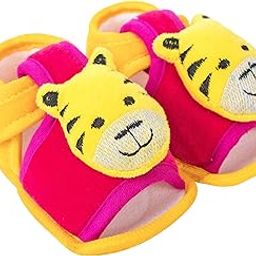 neska moda 6 To 12 Months Baby Boys & Girls Lion Face Velvet Sandal Booties -BT871-picture-36