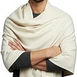 KRITI White Woolen Lohi For Men-image-99