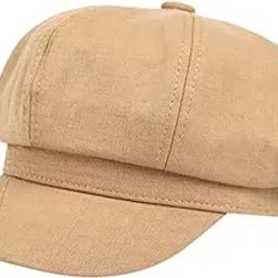 Cabbie Flat Hat Flat Caps Newsboy Hat for Summer Womens Brown |Clothing, Shoes & Accessories | Womens Accessories | Hats-image-89