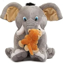 HUG 'n' FEEL SOFT TOYS Elephant Soft Toys, Baby Toys, Kids Toy, Soft Toy, Toy for Girl, Birthday Gift for Girl Plush & Stuffed Toys-image-79