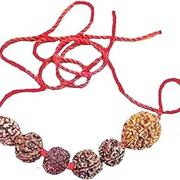 Betterthan Expected Wooden Rudraksha 2 3 4 5 6 7 Mukhi Bead Mala Necklace Bracelet for Women and Men-picture-36
