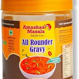 Amashaa Masala All Rounder Gravy Premix | Ready-to-Cook | No Preservatives | Pure & Fresh Quality (480gm)-picture-34
