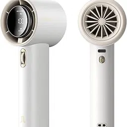 JISULIFE Handheld Fan Pro1 with Digital Display, Lanyard, 100 Speed Adjustable for Travel/Camping/Outdoor, Gift for Women/Men (White, 3600mAh)-picture-17