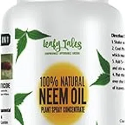 Leafy Tales Neem Oil Pure Cold Pressed, Water Soluble for Plants | All Purpose Indoor & Outdoor Plants, for Plant infestation (200 ml concentrate can make up to 45 spary bottles)-image-17