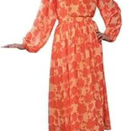 janasya Women's Georgette Printed Regular Co-ord Set-picture-22