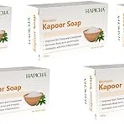 Kapoor Herbal Purifying Soap | Natural Camphor-Infused Bathing Bar | Bhimseni Kapoor For All Skin Type.(pack of 5)-picture-10