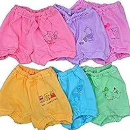 varsha creation Boy's & Girl's Cotton Bloomers (Pack of 6) image 1