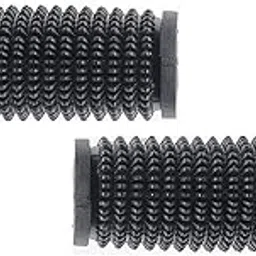 A2D DH1 Non Slip Scooter Comfort Riding Acupressure Acupuncture Rubber Scooter Handle Grips Covers Set of 2 Black for TVS Scooty Pep + image 1