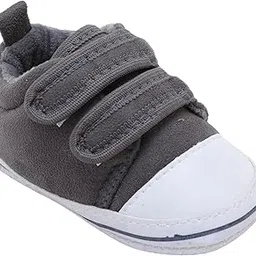 puresole Comfortable Baby Boys Booties with Memory Foam & Hook-and-Loop Straps – Soft Sole, Lightweight Pre-Walker Shoes for Infants (6–12 Months)-picture-47