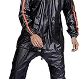 Rainwear Supreme PVC Aircool Men's Rainsuit | Waterproof Jacket & Pant Set with Airflow Comfort & Pockets | Ideal for Bike & Heavy Rain-image-8
