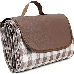 HESARU Picnic Blanket Outdoor, Large Beach Blanket Waterproof Sandproof, 80" x 60" Foldable Washable Picnic Mat for Adults and Kids, Park Mat for Summer Beach,Camping, Travel-picture-34