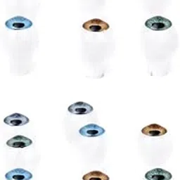 STYLEHEAVEN 8Pairs Round Acrylic Doll Eyes Bear Animal Puppet Eyeballs Safety Craft 8+10mm-image-51