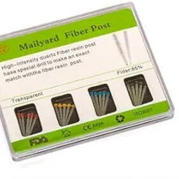 Mailyard Dental Fiber Post with Drill Screw 20 Post + 4 Drills-picture-21