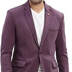 showoffff Men's Notched Lapel Solid-picture-41