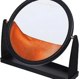 Gogogmee Quicksand Painting Ornament Sand Timer Pictures for Office Deep Sea Sand Art DIY Liquid Sand Painting Framed Pictures Tv Stand Decor Items Glass Decor Photo Frame 3D Will Move Abs-picture-30