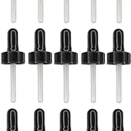 15 Pcs 1ml Dropper - 1 ml dropper - pharma dropper Graduated medicine dropper Graduated at 0.25ml, 0.5ml & 1.0ml | For Essential Oils, Blends, DIY, Cosmetics, Bottle | Refill | Liquid Transfer-image-0