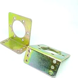 INVENTO 2Pcs DC Geared Side Shaft Motor Clamp L Shaped Motor Mount Mounting Bracket-picture-39