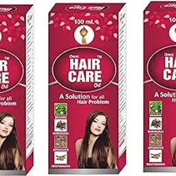Hair Care Oil, 100ml Each Pack of 3 Total 300ml Ayurvedic Solution with Brahmi, Bhringraj, Jatamansi, and Yashtimadhu for All Hair Problems, Natural Herbal Formula, Unisex Hair Treatment-image-31
