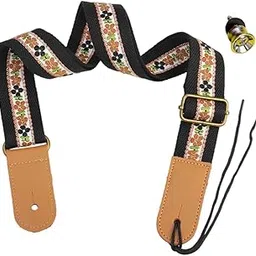 Ukulele Strap Universal Shoulder Belt for 4 String Instruments Tenor Soprano Black-picture-10