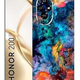 Color Cloud Mobile Skin - Premium Matte Finish Protective Wrap Compatible with Huawei Honor 200 5g - Slim & Stylish Design-picture-14