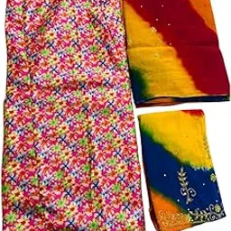 rajasthani raputi poshak for woman with odna and jodd floral print work satain suit-picture-21