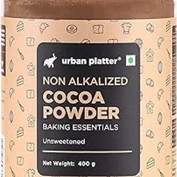 Urban Platter Cocoa Powder, 400g (Unsweetened | Rich Chocolate Flavour | Ideal for Baking, Beverages & Desserts | 100% Pure Cocoa)-image-96