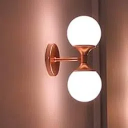 Avior Dual Copper Wall Light/Lamp for Bedsides, Living Room, Bedroom (Electroplating Rose Gold & Copper Finish)-picture-22