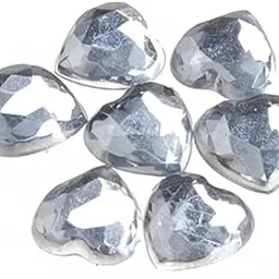 MERISHOPP® 500 Pieces 8mm Hearts Wedding Party Table Decoration Confetti Favor - Clear|Home & Garden | Wedding Supplies |Venue Decorations|Approximately 500 acrylic heart-shaped wedding decorations-image-24