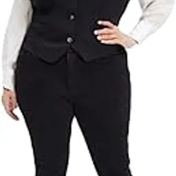 Black WaistCoat,Plus Size WaistCoat,Cotton Blend WaistCoat,Casual WaistCoat,Office Wear WaistCoat,Women WaistCoat,WaistCoat08.-picture-51