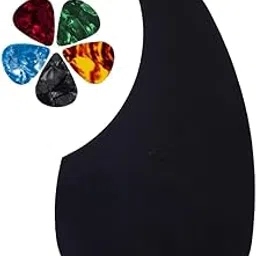 Imaginea Acoustic Guitar Pickguard, Black Duck shaped Shell Anti-Scratch Pickguard Plate for Guitar, Easy Installation, Scratch Prevention, Precise Cutting, Thickened, and Beautiful for Protection-image-16