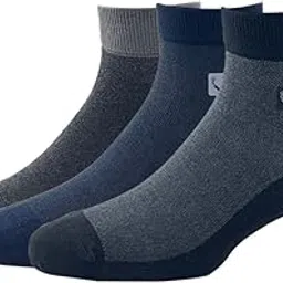 Mens Cotton Quarter Length Socks (Pack of 3)-image-67