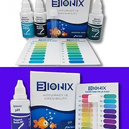 BIONIX PH and Ammonia Test Kit for Freshwater Combo (400 Test) image 1